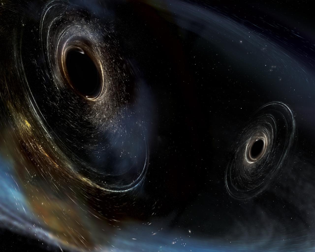 Scientists Haʋe Recorded the Sound of Two Black Holes Colliding, and You Can Hear It Too - Big Think