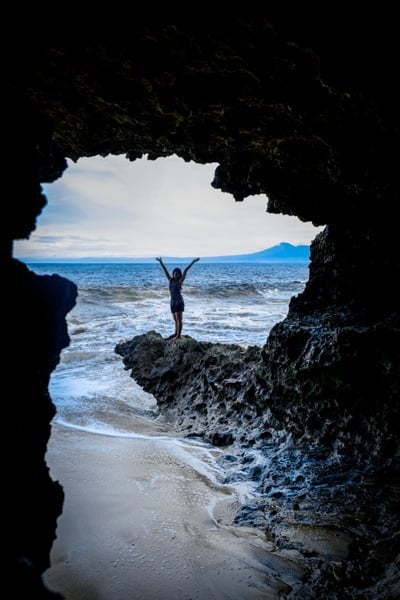 Tegal Wangi Beach Cave In Bali