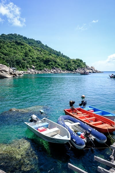 Ao Hin Wong Bay Beach In Koh Tao Thailand