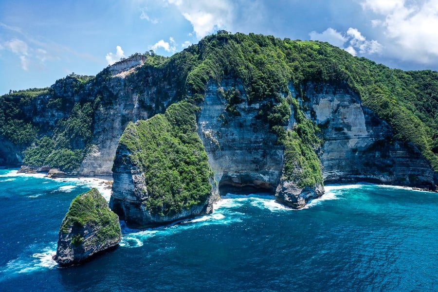 bali drone photography nusa penida