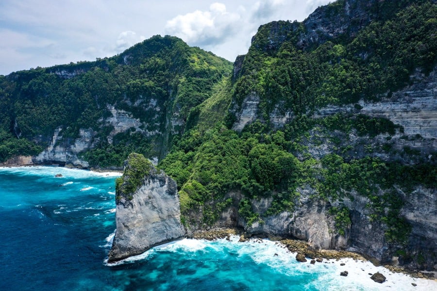 Batu Siha Beach drone picture