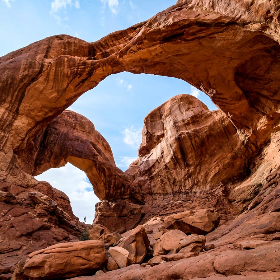 Double Arch Moab Arches National Park