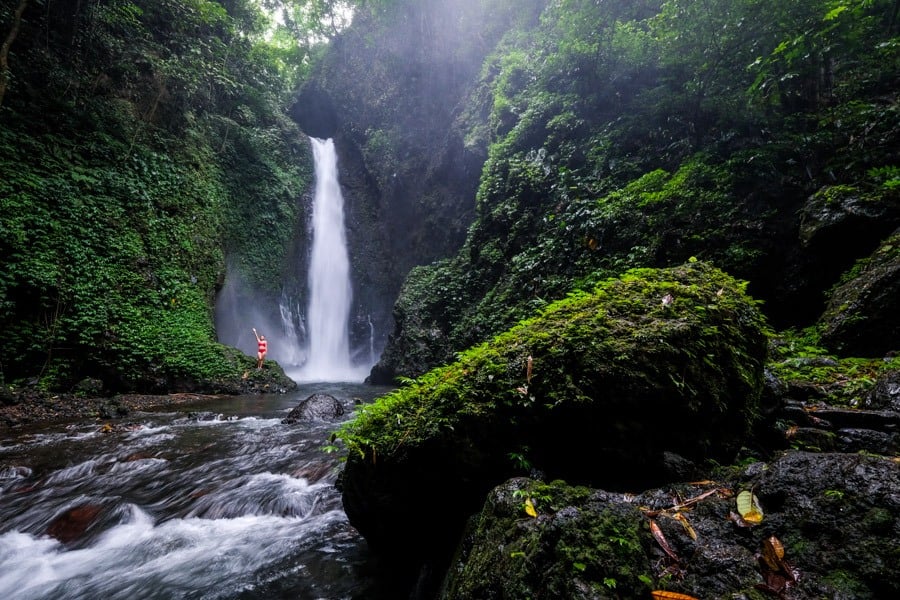 Colek Pamor Waterfall in Buleleng Bali