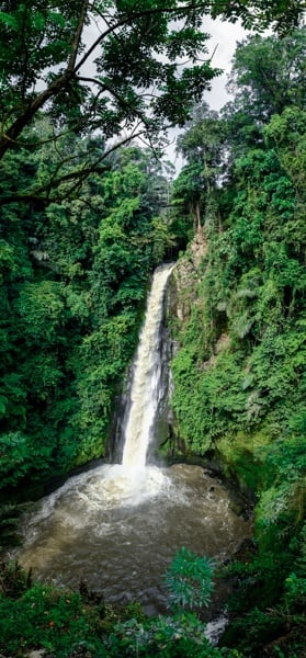 Air Terjun Desa Tincep Waterfall in Tomohon Sulawesi