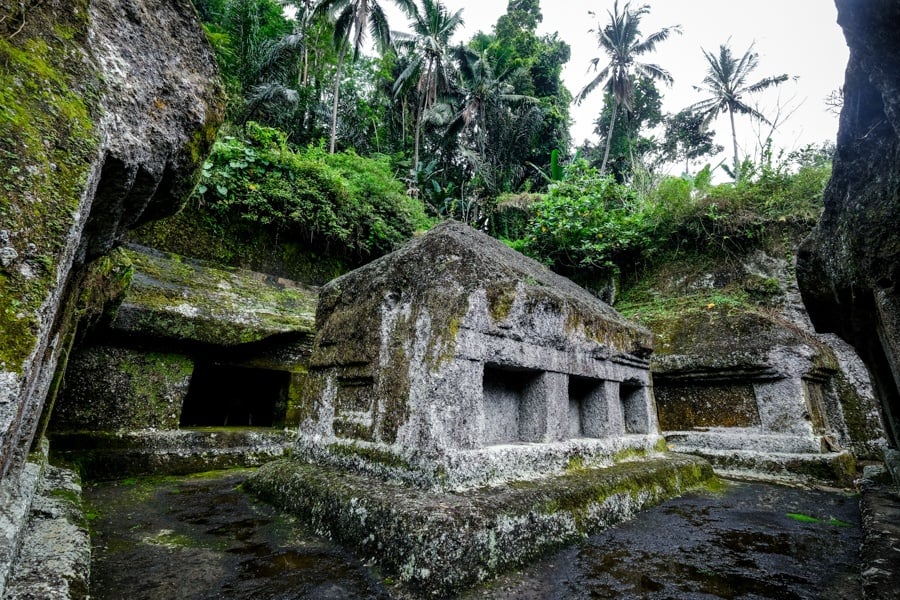 Temple complexes at Gunung Kawi in Bali