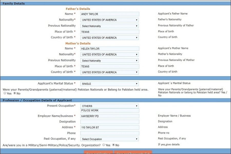 India eVisa application guide and steps on page 3