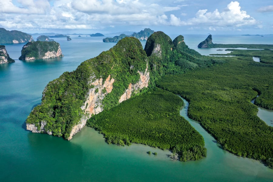 Phang Nga Bay Drone Thailand