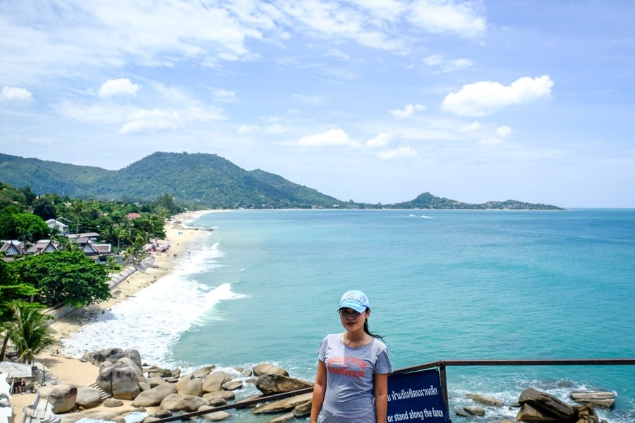 Lamai Beach Viewpoint in Koh Samui Thailand