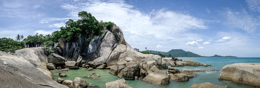 Giant rocks panorama