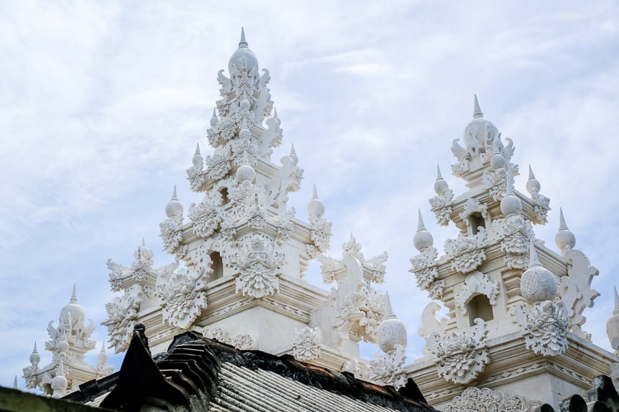 White temple in Nusa Penida