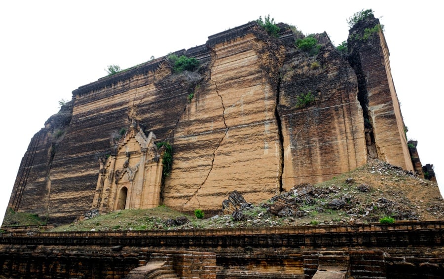 Giant Mingun Pagoda in Myanmar