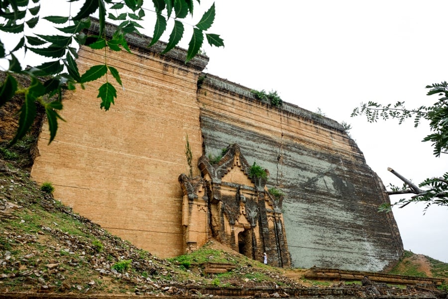 Giant Mingun Pagoda in Myanmar