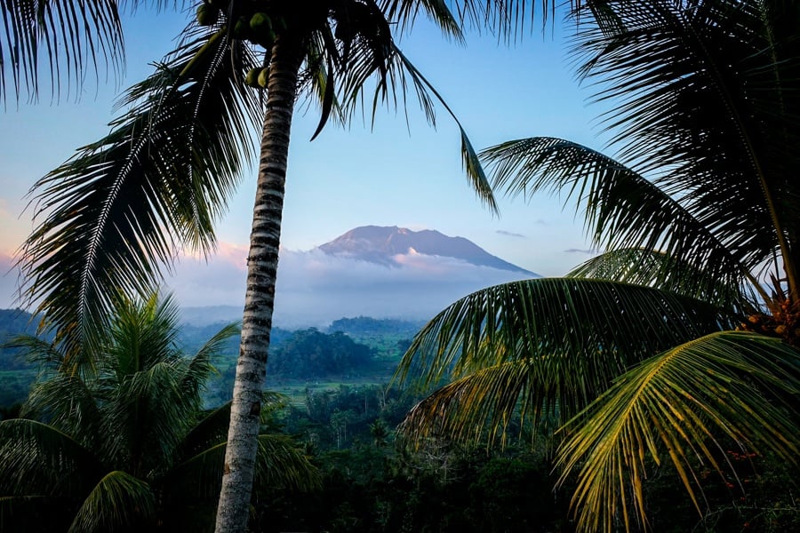 Mountain view from Sidemen Bali