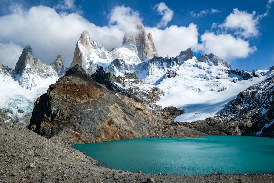 Mount Fitz Roy Patagonia Laguna De Los Tres Hike El Chalten Argentina