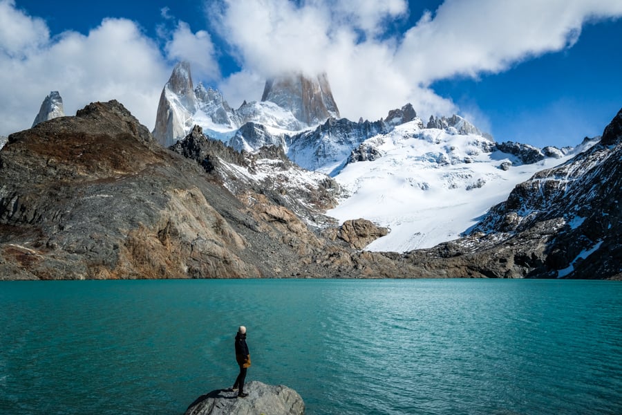 Mount Fitz Roy Patagonia Laguna De Los Tres Hike El Chalten Argentina