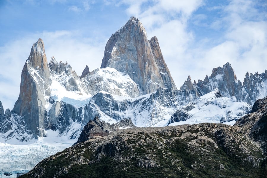 Mount Fitz Roy Patagonia Laguna De Los Tres Hike El Chalten Argentina