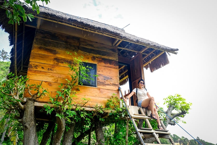 My woman at the Rumah Pohon Molenteng