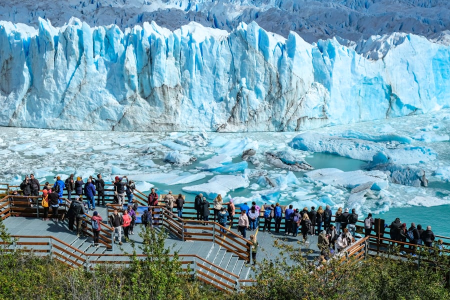 Perito Moreno Glacier Walkway Ice Trek Hike El Calafate Argentina Patagonia