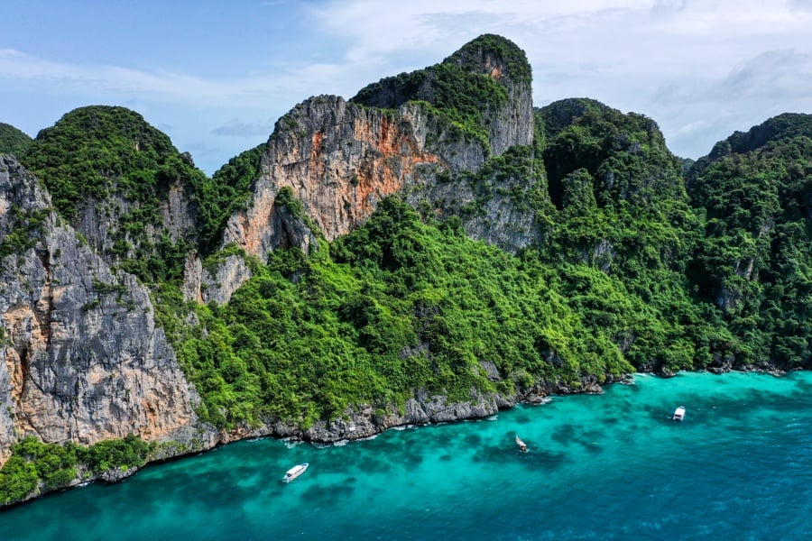 Phi Phi Island Thailand Travel Guide Koh Phi Phi Islands Phuket Krabi Drone