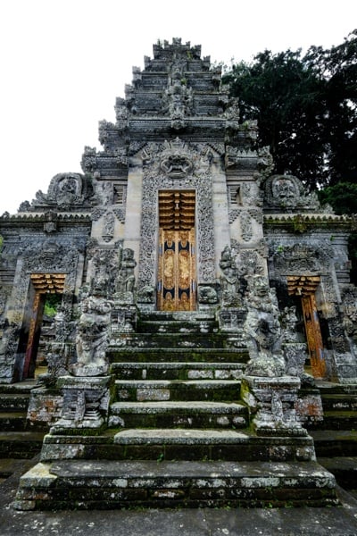 Balinese stone gate