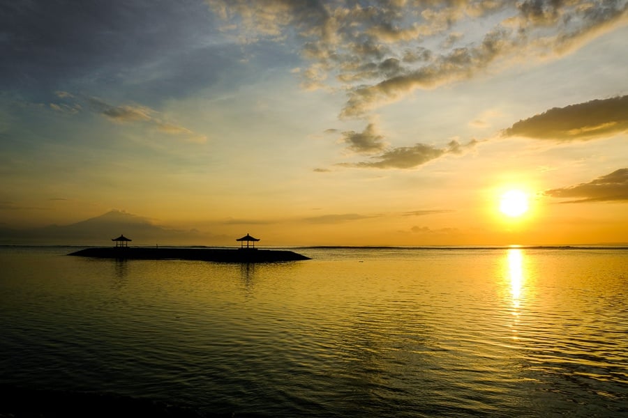 Sanur Beach Sunrise in Bali