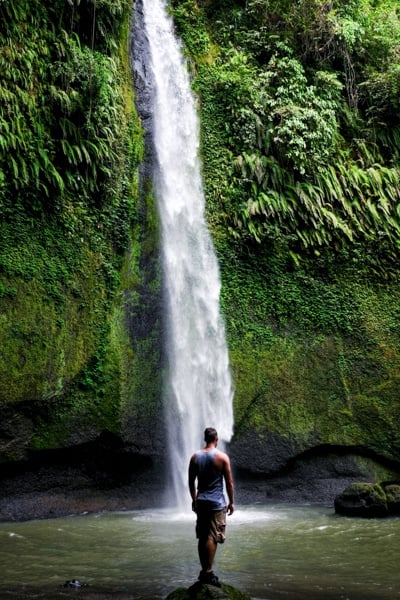 Air Terjun Tumimperas Waterfall in Tomohon Sulawesi