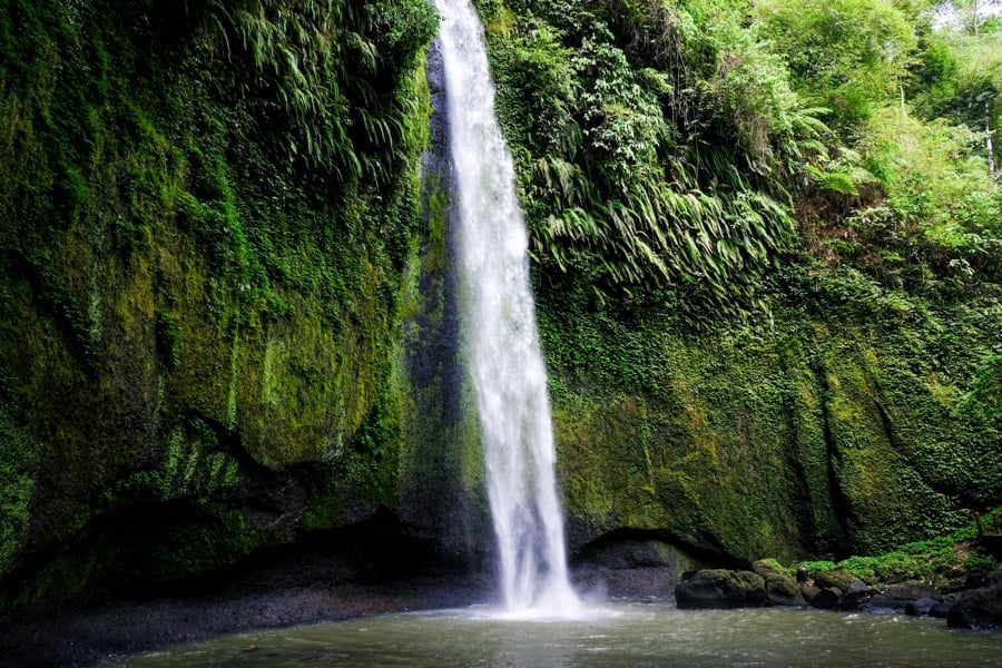 Air Terjun Tumimperas Waterfall in Tomohon Sulawesi