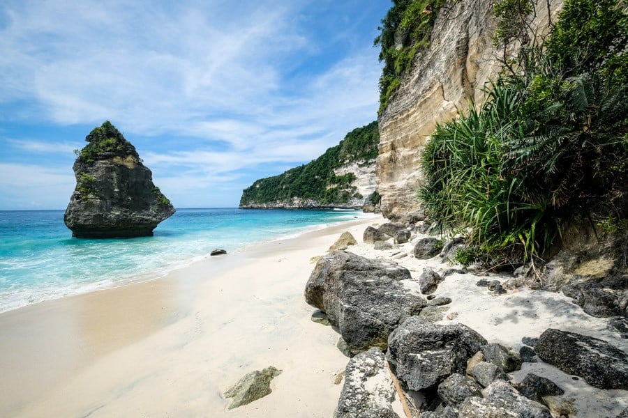 Suwehan Beach Nusa Penida Island Bali