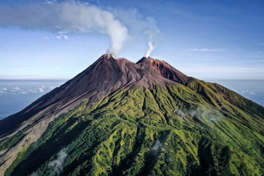 Pulau Siau Island Gunung Karangetang Sulawesi Indonesia