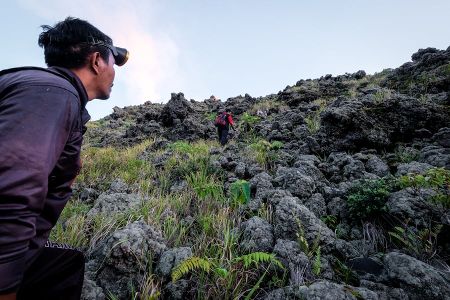 Climbing Gunung Karangetang Sulawesi Indonesia